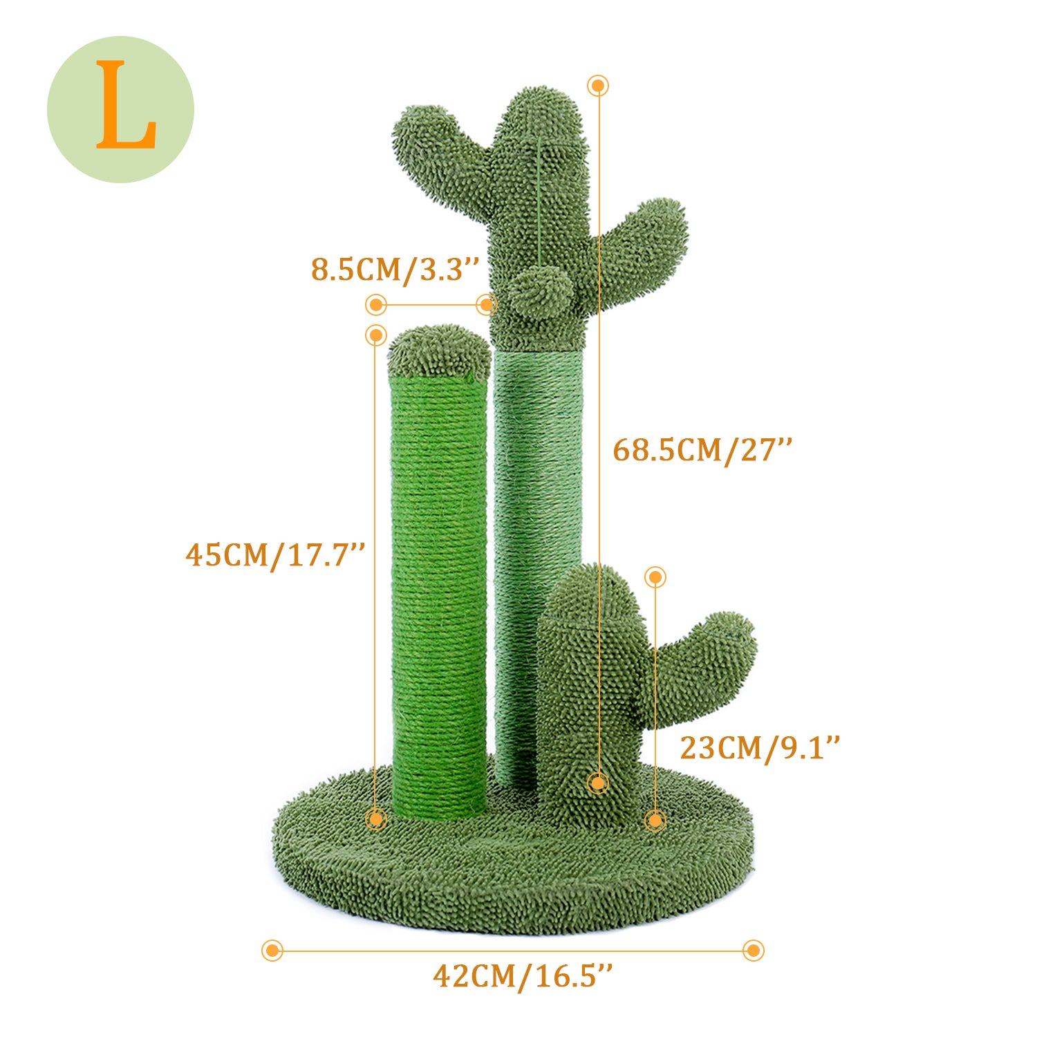 Cats Scratching Kitten Climbing Cactus Treee